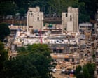 Source-feed image associated with US supreme court lets Trump continue work on White House ballroom for now