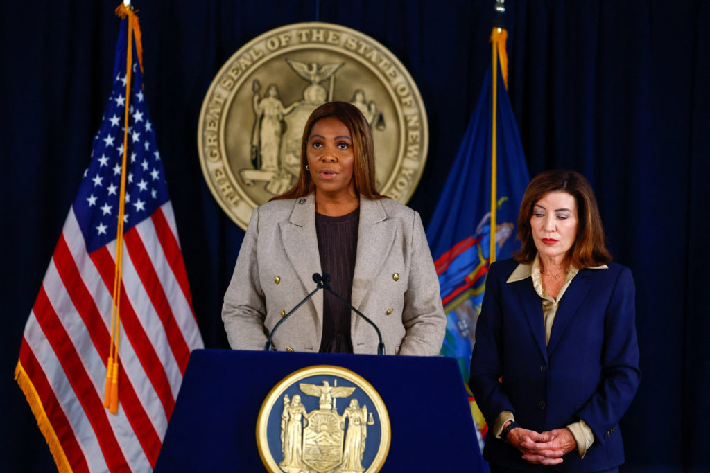 Image from linked report: WATCH:&nbsp;Appointing Cornell sex assault special prosector, Hochul says she won't let anyone 'sweep this case under the rug'