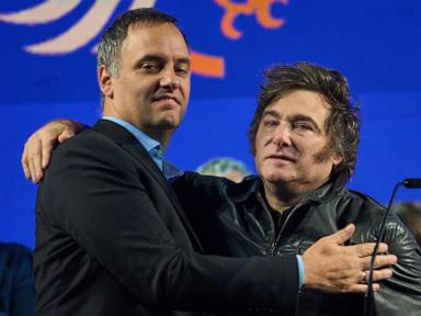 Source-feed image associated with Milei's top aide and Cabinet chief resigns over spiraling corruption scandal