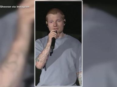 Image from linked report: WATCH: Ed Sheeran apologizes for 'making mistakes,' says situation in Gaza 'unjustifiable'