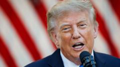Source-feed image associated with Trump hints US would not back UK over Falkland Islands due to lack of Iran war support