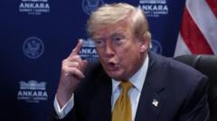 Source-feed image associated with Trump says ceasefire is 'over' after US and Iran trade strikes