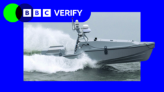 Source-feed image associated with What we know about US sea drone used in helicopter crew rescue mission