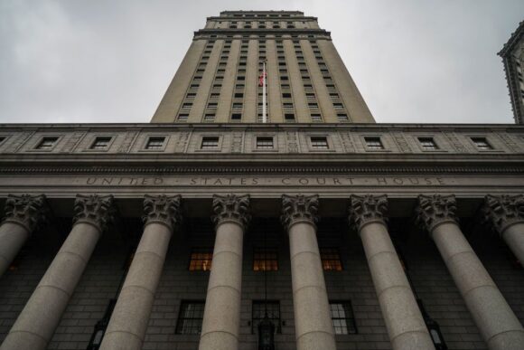 Image from linked report: Ex-DOJ Official Sees More False Claims Act Cases Getting Tossed