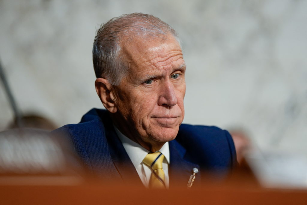 Image from linked report: Sen. Tillis says his vote for Hegseth was 'biggest regret of my career' in new book
