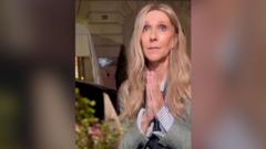 Source-feed image associated with Céline Dion duets with fan ahead of Paris comeback concert
