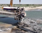 Source-feed image associated with Middle East crisis live: US launches new round of airstrikes to ‘swiftly punish’ Iran after American troops killed