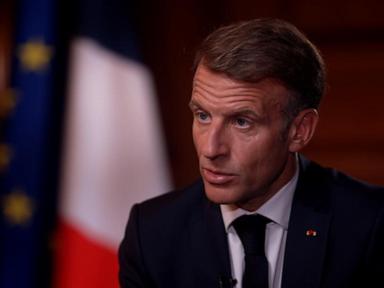 Image from linked report: WATCH: ABC News Exclusive: David Muir one-on-one with French President Emmanuel Macron