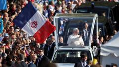 Image from linked report: 'Scourge' of abuse must be rooted out, says Pope during Lourdes visit