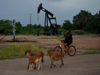 Source-feed image associated with Oil giant Chevron is expected to announce it will expand operations in Venezuela, US official says