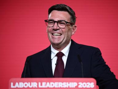 Source-feed image associated with Andy Burnham is declared leader of UK's Labour Party, pledges to restore hope