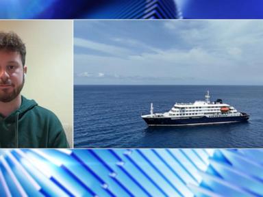 Source-feed image associated with WATCH: Travel blogger documents journey on cruise ship with hantavirus outbreak