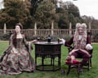 Source-feed image associated with Savage House review – Claire Foy and Richard E Grant sell it hard in bewigged 18th-century caper
