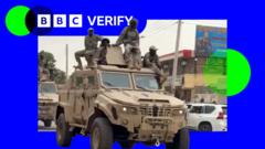 Source-feed image associated with 'No safe options' for thousands sheltering in key Sudan city as RSF fighters advance