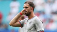 Source-feed image associated with Henderson & Quansah only England absentees for Argentina