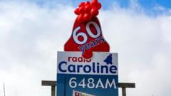 Source-feed image associated with Radio Caroline breached Ofcom rules after mistakenly announcing King's death