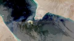 Source-feed image associated with Yemen's Houthis attack Saudi tanker as US launches more Iran strikes