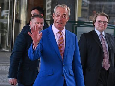 Source-feed image associated with Police arrest man who threatened to shoot Reform UK party leader Nigel Farage