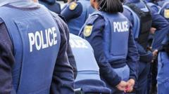 Source-feed image associated with South Africa police investigate killing of two Mozambican men