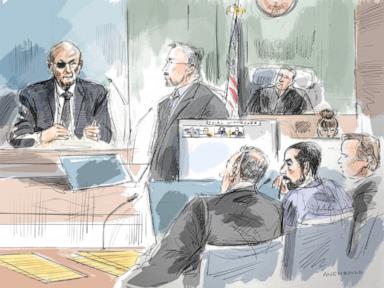 Source-feed image associated with Salman Rushdie testifies at terrorism trial of man convicted of stabbing him