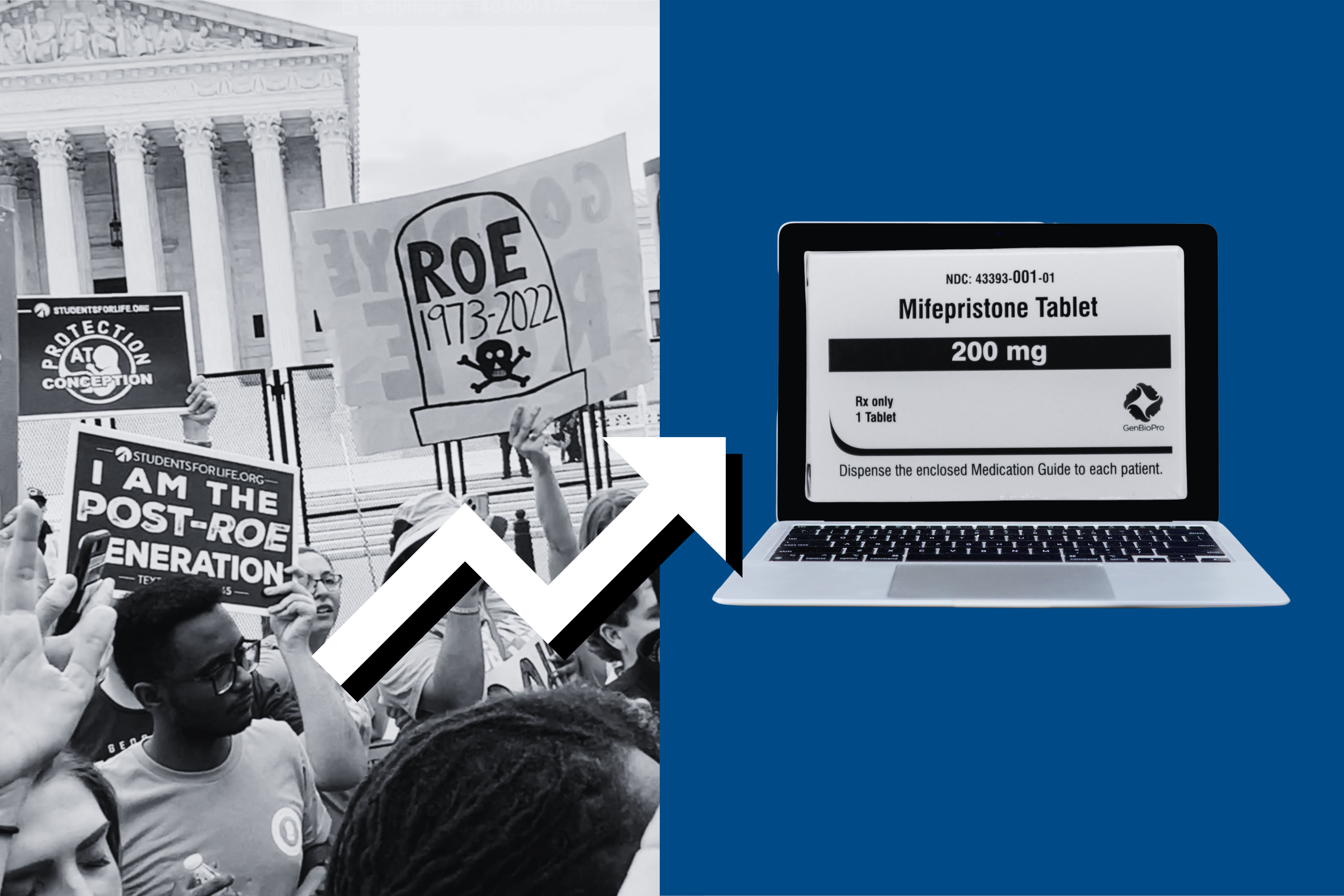Source-feed image associated with Watch: Why Abortions Are on the Rise Since ‘Roe’ Was Overturned
