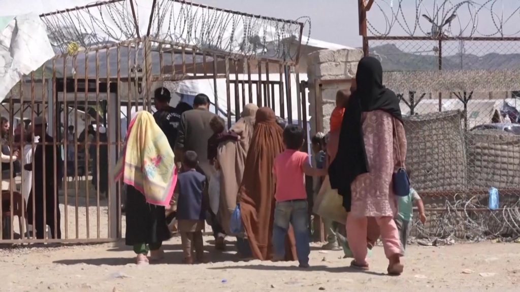 Image from linked report: As some Afghans escape the Taliban, other refugees are forced to return