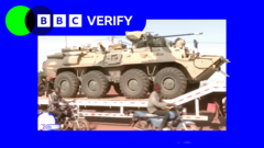 Source-feed image associated with Russian ship defies sanctions to send military vehicles to Mali