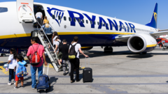 Source-feed image associated with Ryanair investigated over charging parents to sit with children
