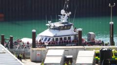 Source-feed image associated with Almost 1,000 migrants cross Channel over bank holiday