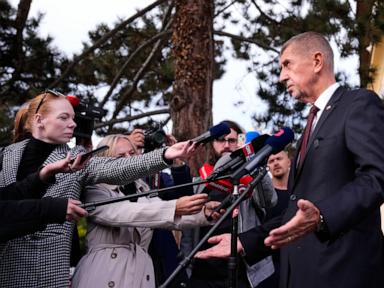 Image from linked report: The ruling party of the populist Czech prime minister leads in 1st round of Senate election
