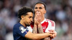 Source-feed image associated with 'He wanted to take it' - Gabriel's first Arsenal penalty ends with heartbreak