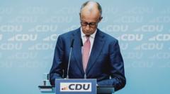 Image from linked report: Katya Adler: Merz's political crisis threatens Germany's obsession with stability