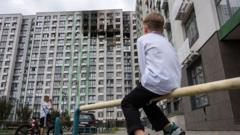 Source-feed image associated with Kyiv air raid alerts at record high as Russia launches round-the-clock strikes