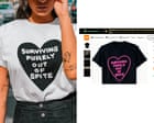 Source-feed image associated with ‘Brutal’: thousands of T-shirt designs stolen and listed on Temu, Sydney label claims