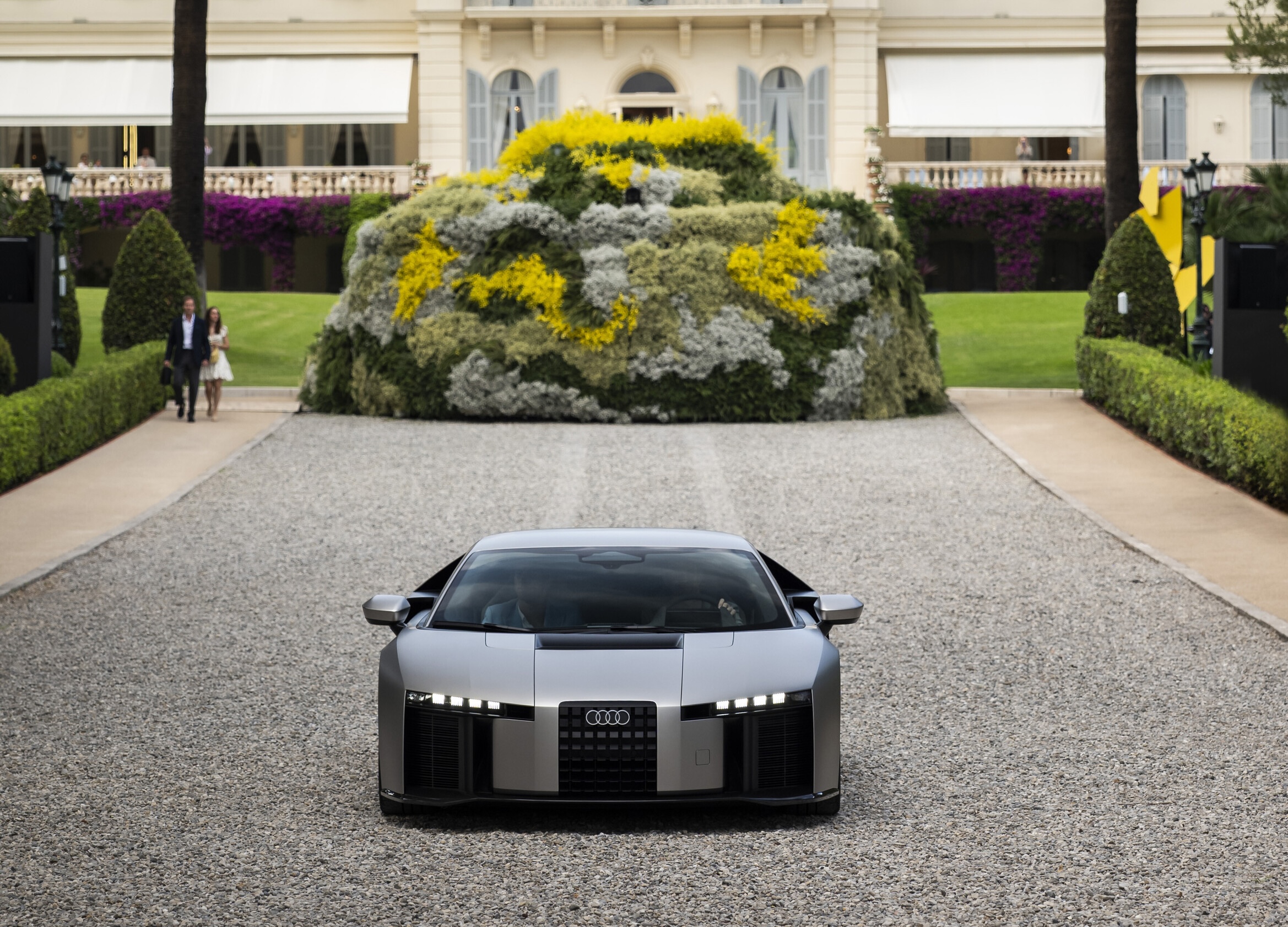 Source-feed image associated with Audi Celebrates Launch of Nuvolari Supercar With Star-Studded Affair in the South of France