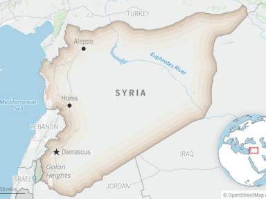 Source-feed image associated with Prison riot and fire in northern Syrian town kill at least 7