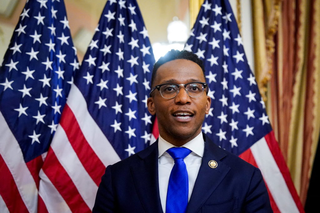 Source-feed image associated with Rep. Christian Menefee defeats Rep. Al Green in primary runoff fueled by redistricting