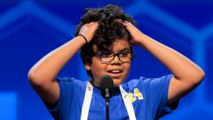 Source-feed image associated with California teen wins US spelling bee - but could you compete? Take our quiz