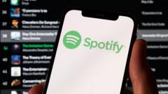 Source-feed image associated with Spotify to add label for AI-generated artists and remove them from recommendations