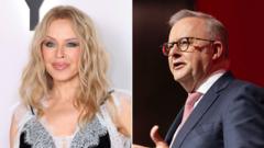 Source-feed image associated with Australian PM apologises for 'inappropriate' comments about Kylie Minogue