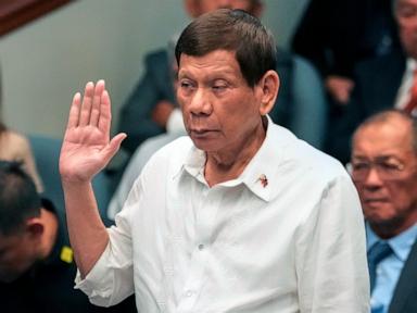 Source-feed image associated with ICC trial for ex-Philippine President Duterte to start in November