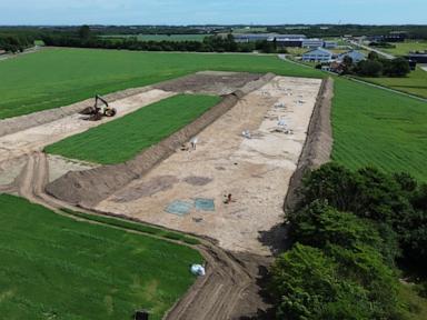 Source-feed image associated with Archaeologists find huge Viking textile production site in Denmark