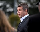 Image from linked report: Australia news live: Mike Baird resigns as Cricket Australia chair; Paramedics to lead in Victoria mental health call outs