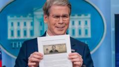 Source-feed image associated with US government prepares to print $250 note featuring Trump's face