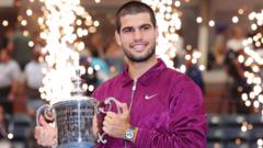 Source-feed image associated with Alcaraz to play US Open after four months out
