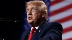 Source-feed image associated with Judge grants Trump's request to delay handing financial records to BBC