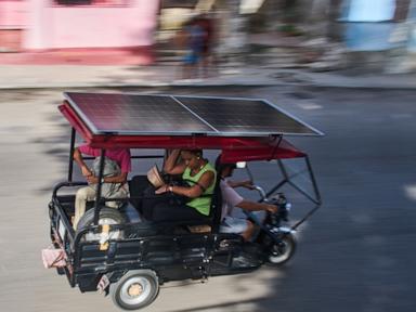 Source-feed image associated with Solar-powered tricycles help Cubans navigate fuel shortages and blackouts
