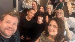 Image from linked report: Gavin and Stacey stars join Ruth Jones for 60th birthday party at social club