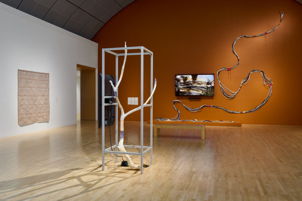 Source-feed image associated with Art exhibit shines light on women's role in technologies that power modern life