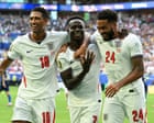 Source-feed image associated with Saka hat-trick seals 6-4 England win over France in epic World Cup third-place playoff